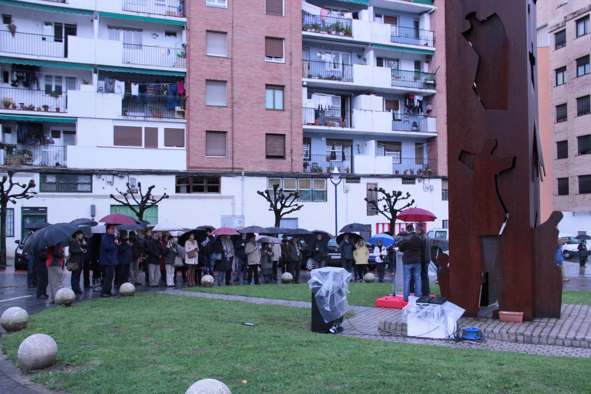 Acto institucional del Día de la Memoria en Ermua
