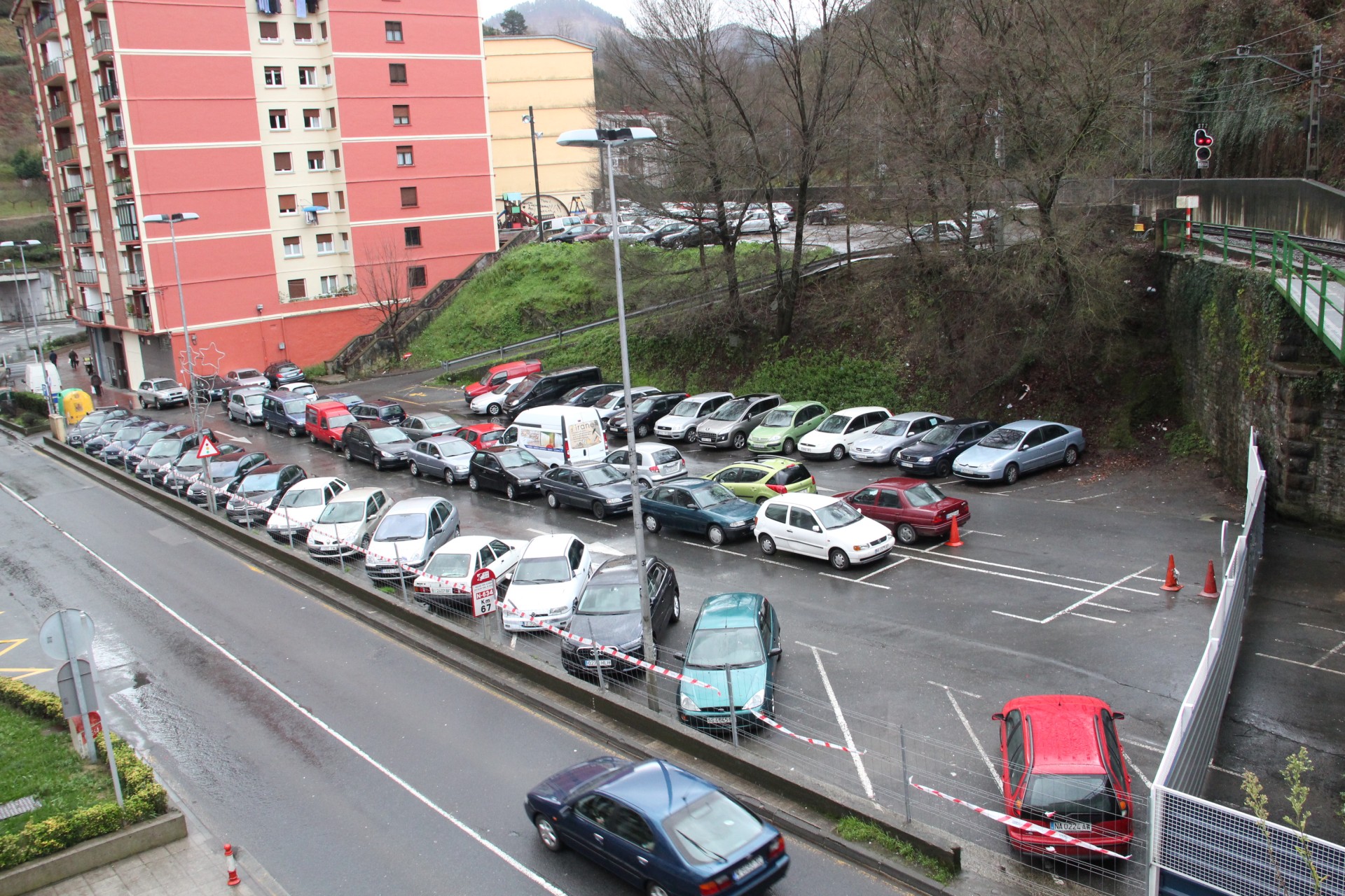 Aparcamiento que se suprimirá en breve por las obras