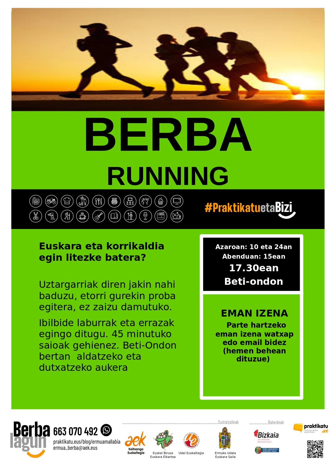 Berbarunning jardueraren ingurukoak Berbarunning jardueraren ingurukoak