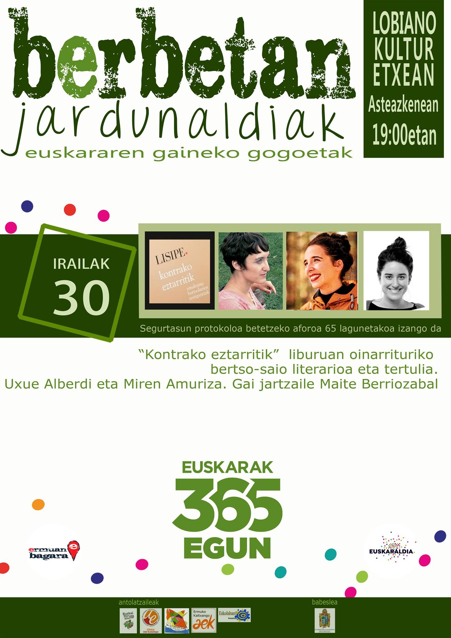 Bertso-saioa irailaren 30ean