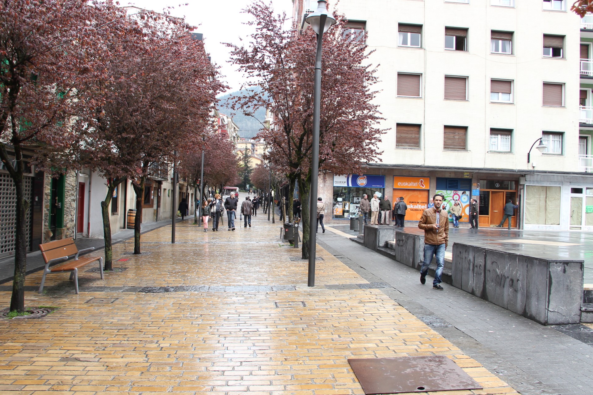 Calle Zubiaurre libre de vehículos
