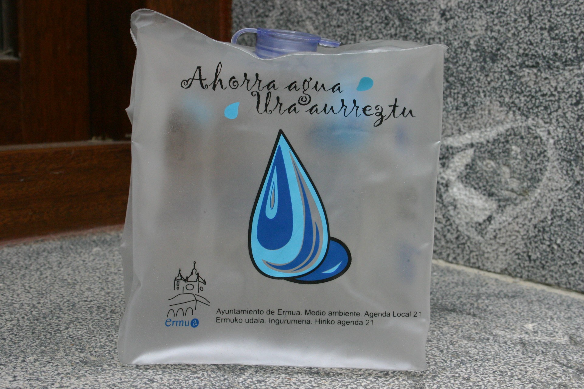 Campaña medioambiental para el ahorro de agua en Ermua