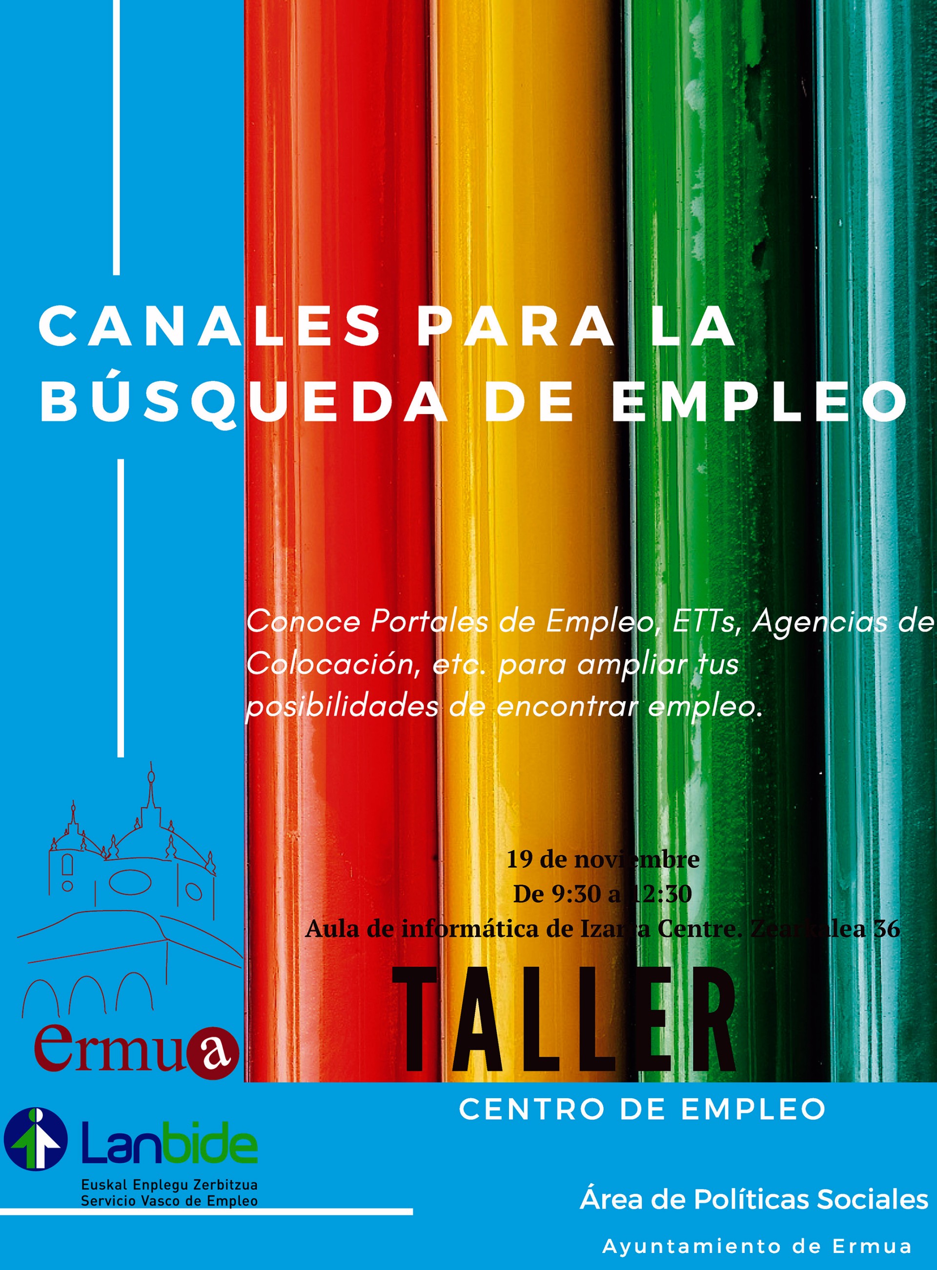 Cartel anunciador de la actividad