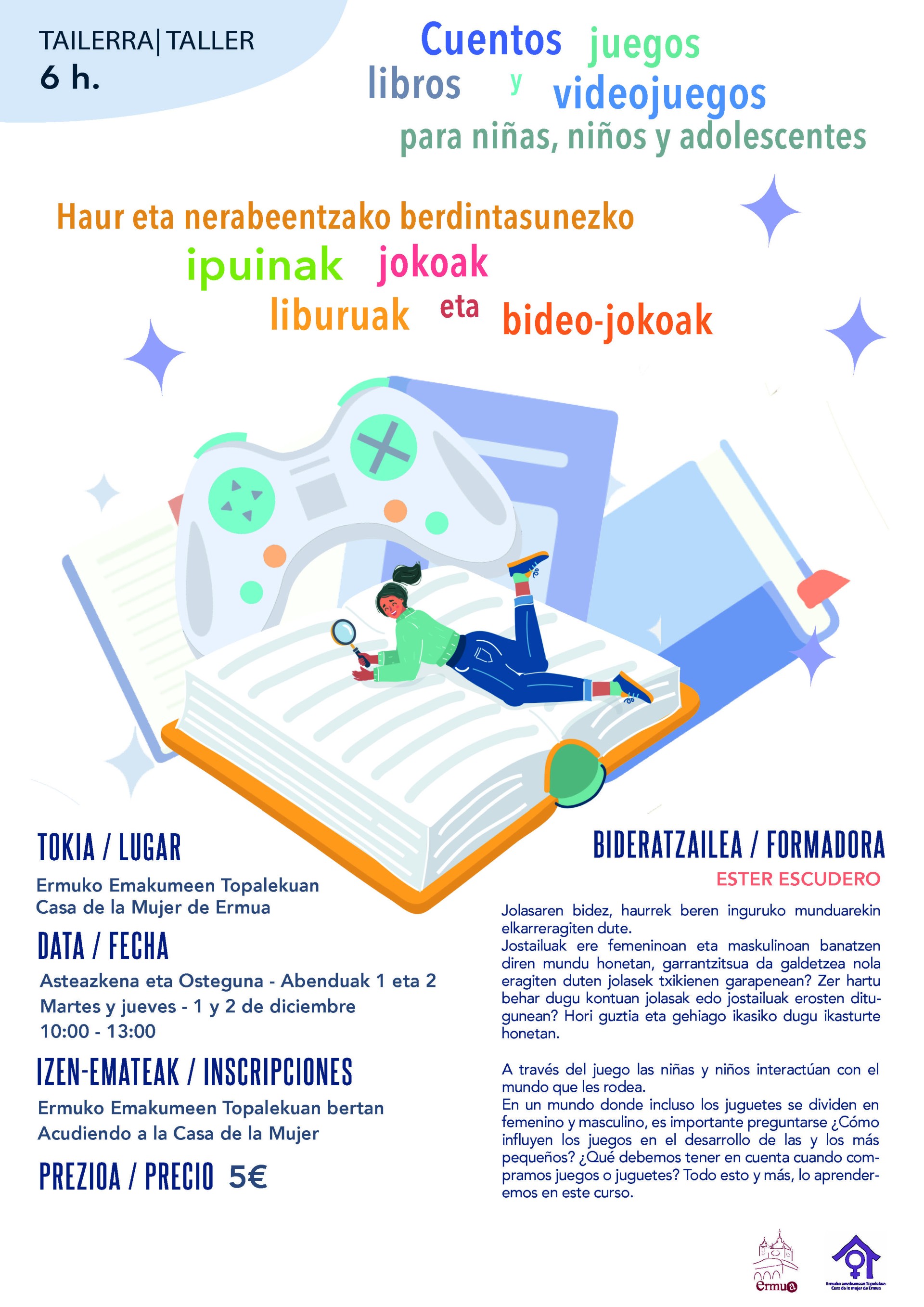 Cartel anunciador de la actividad