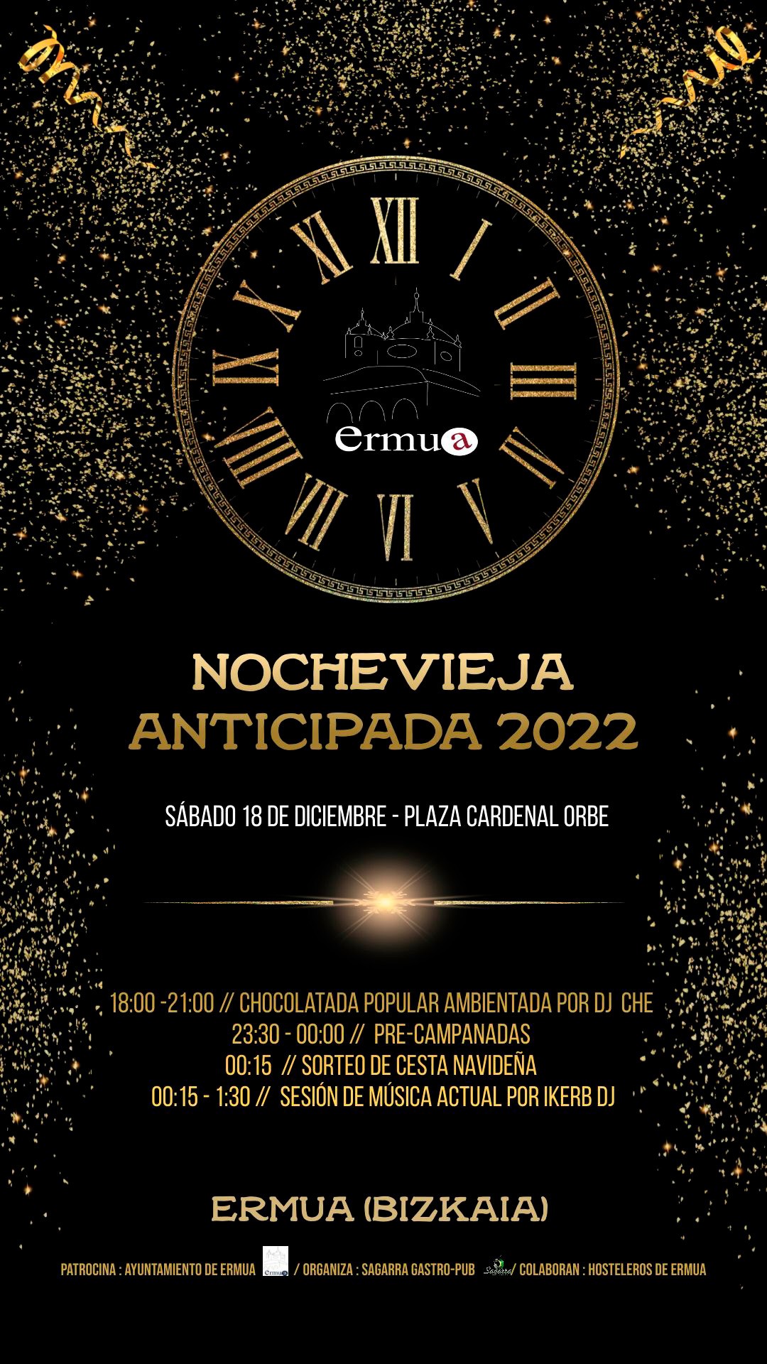 Cartel anunciador de la actividad