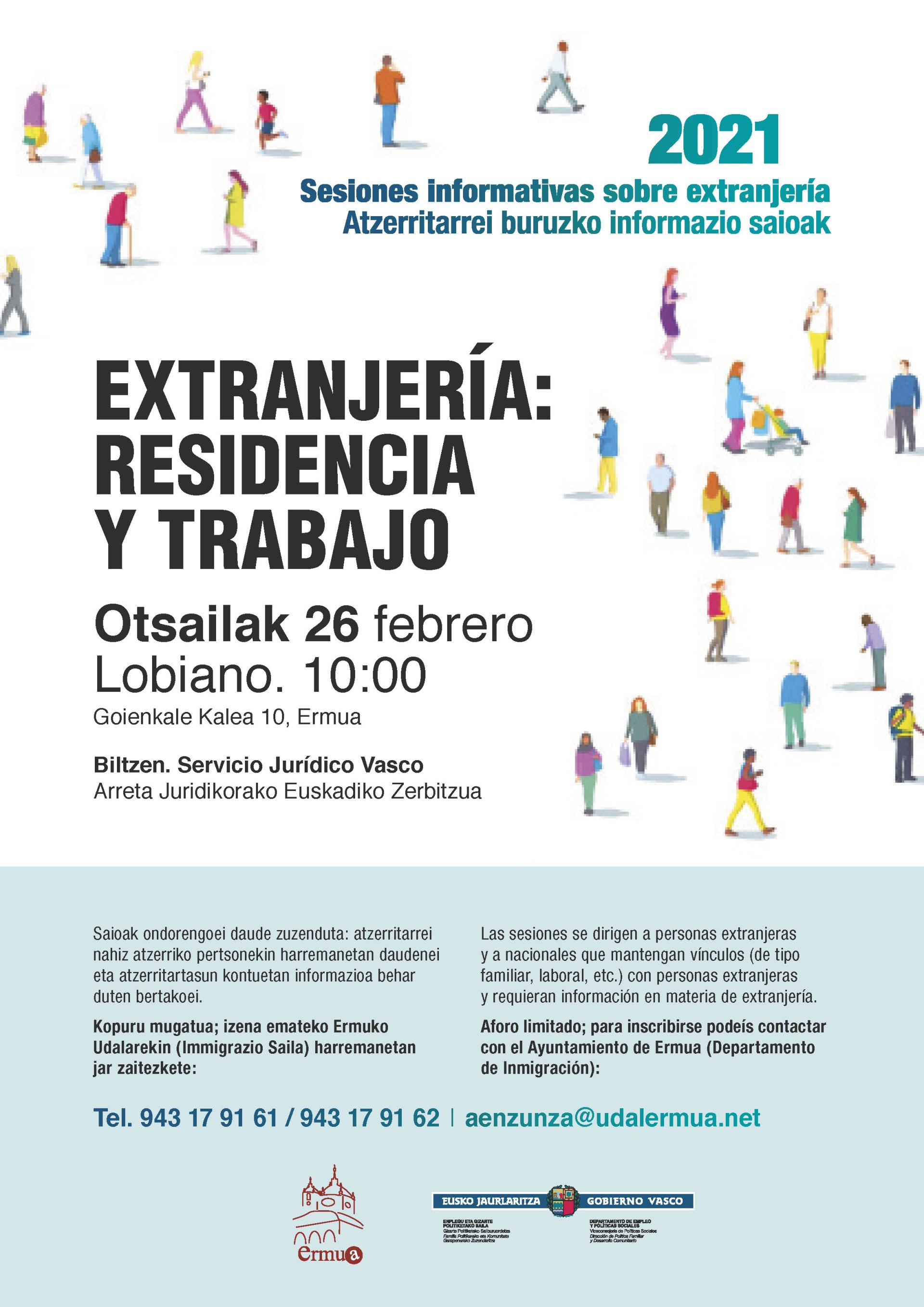 Cartel anunciador de la sesión