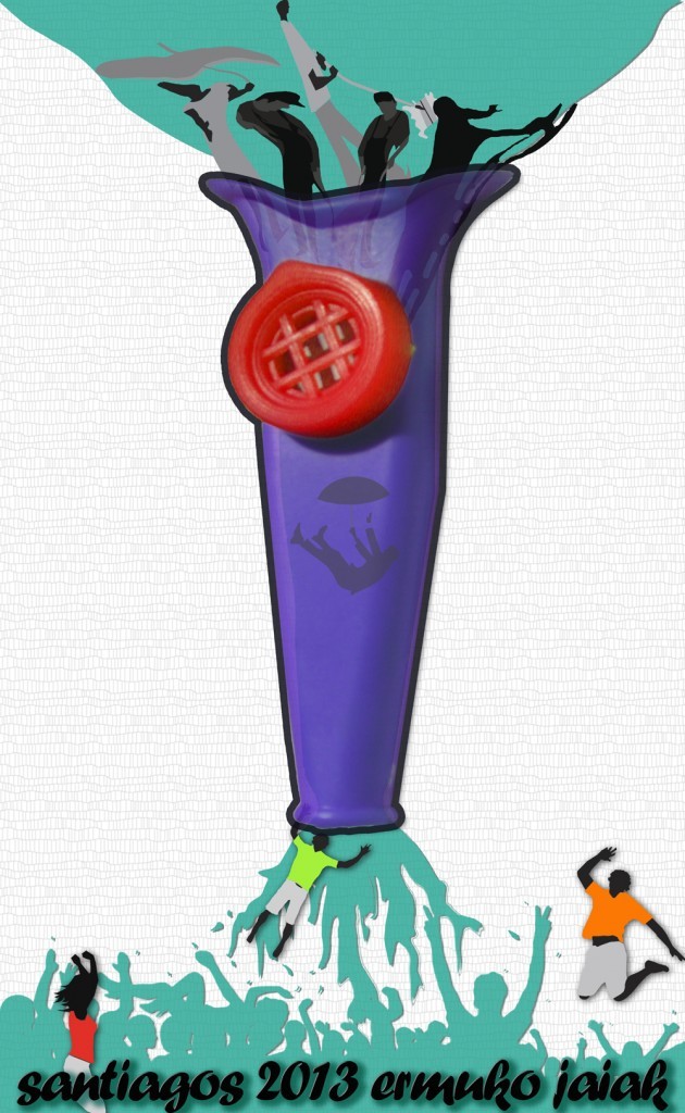 Cartel anunciador de los Santiagos 2013