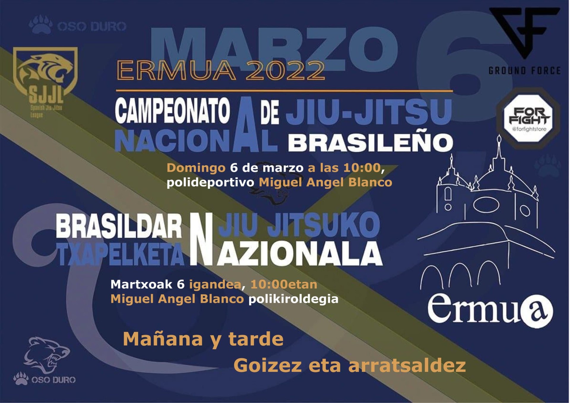 Cartel anunciador del campeonato