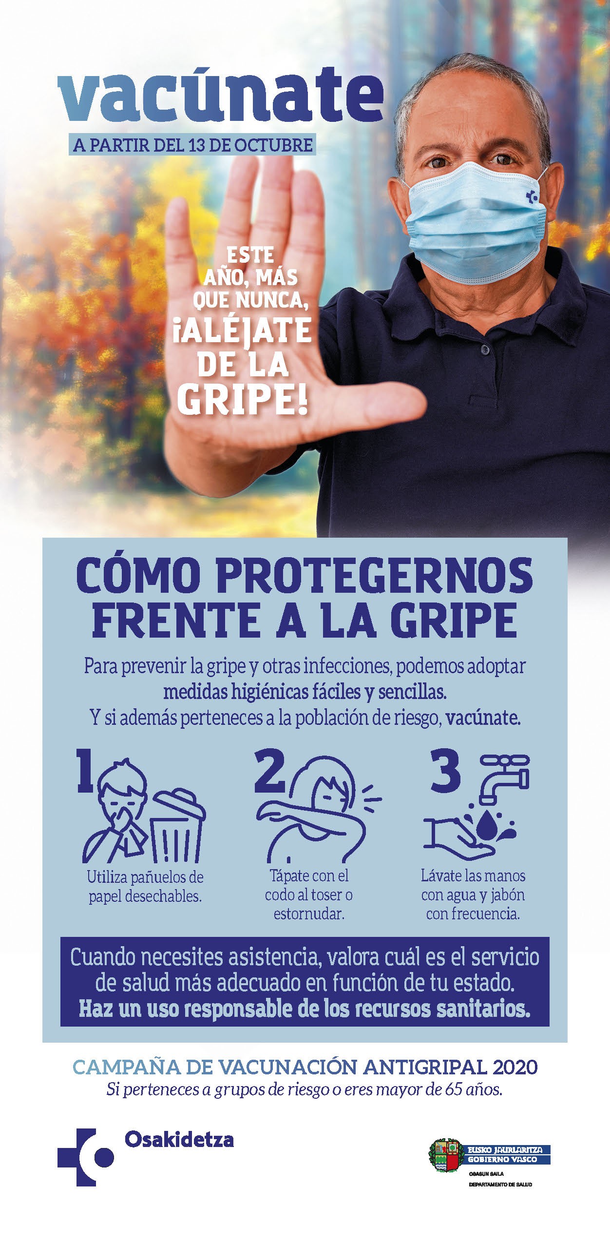 Cartel campaña en castellano