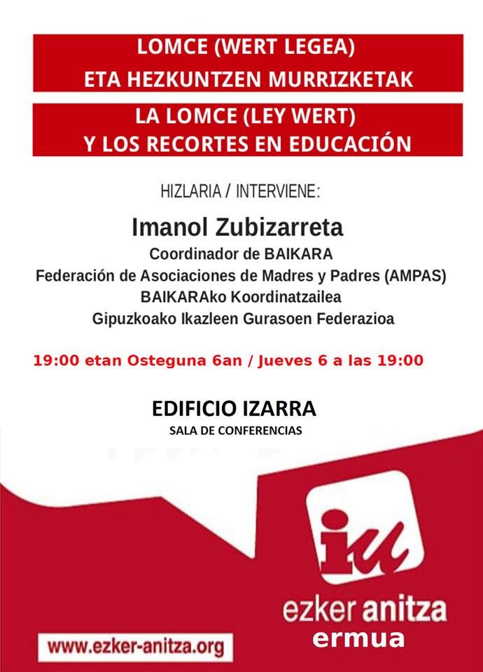 Cartel de la convocatoria