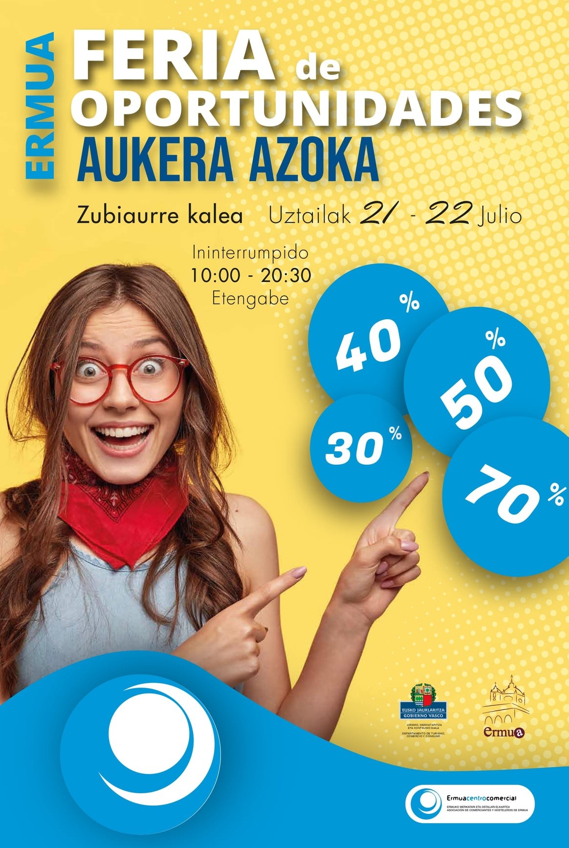 Cartel de la Feria de Oportunidades