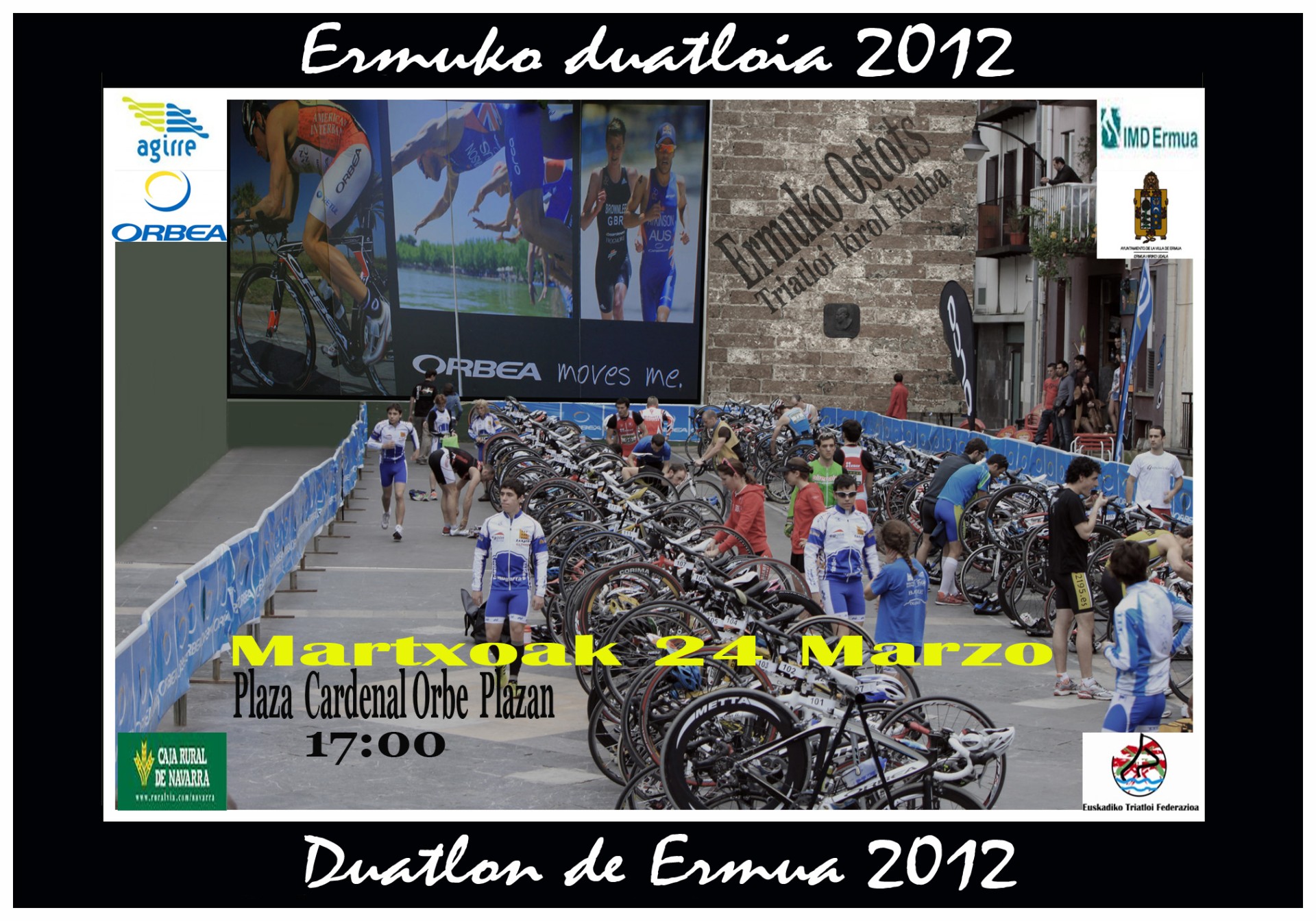 Cartel Duatlon Ermua 2012