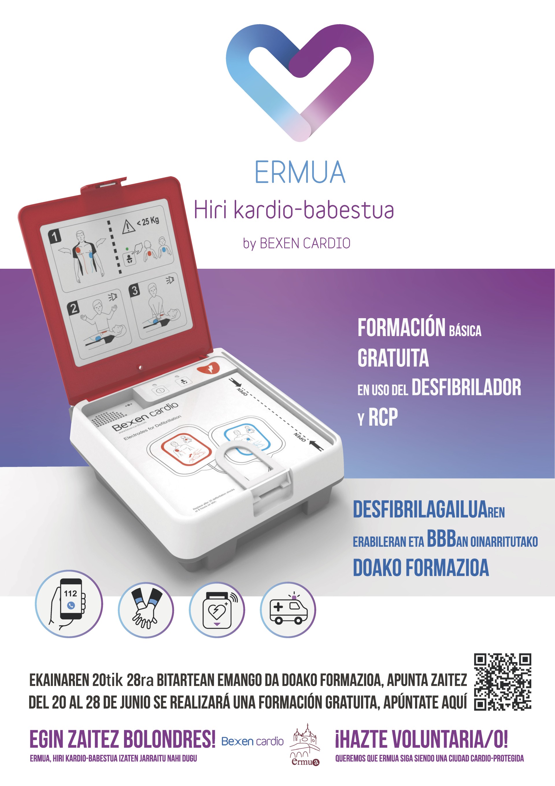 Cartel que anuncia la formación