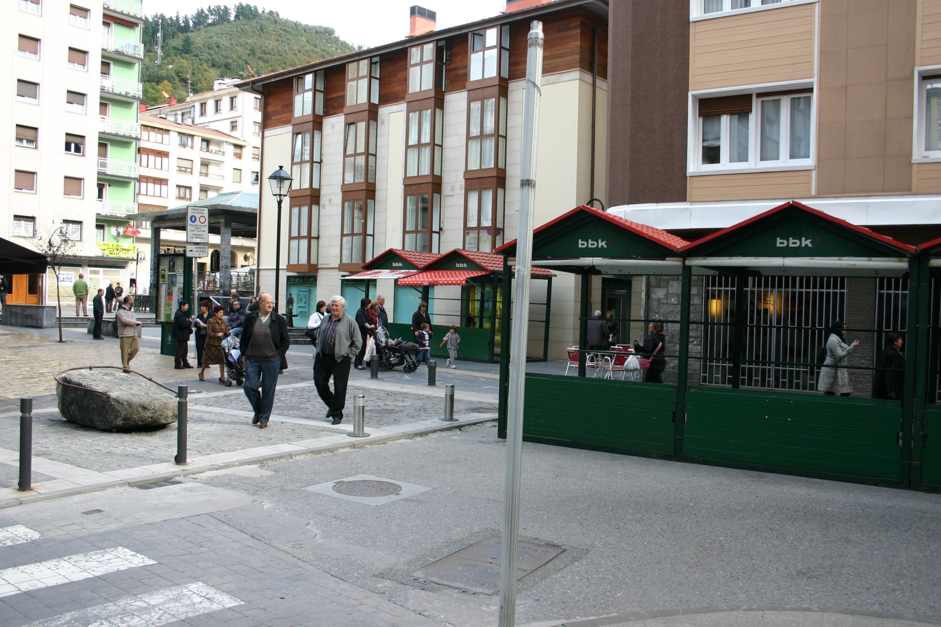 Casetas para la feria agraria de San Martin 2009 en Ermua