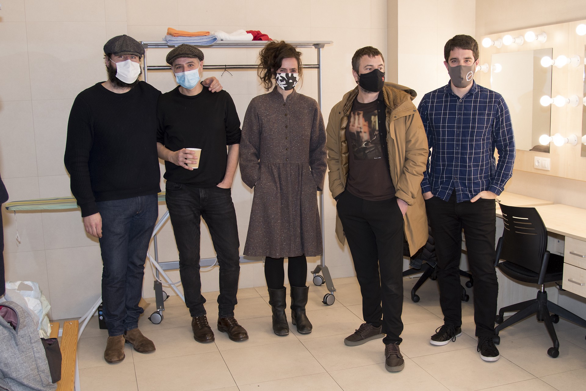 Componentes del grupo de Eñaut Elorrieta