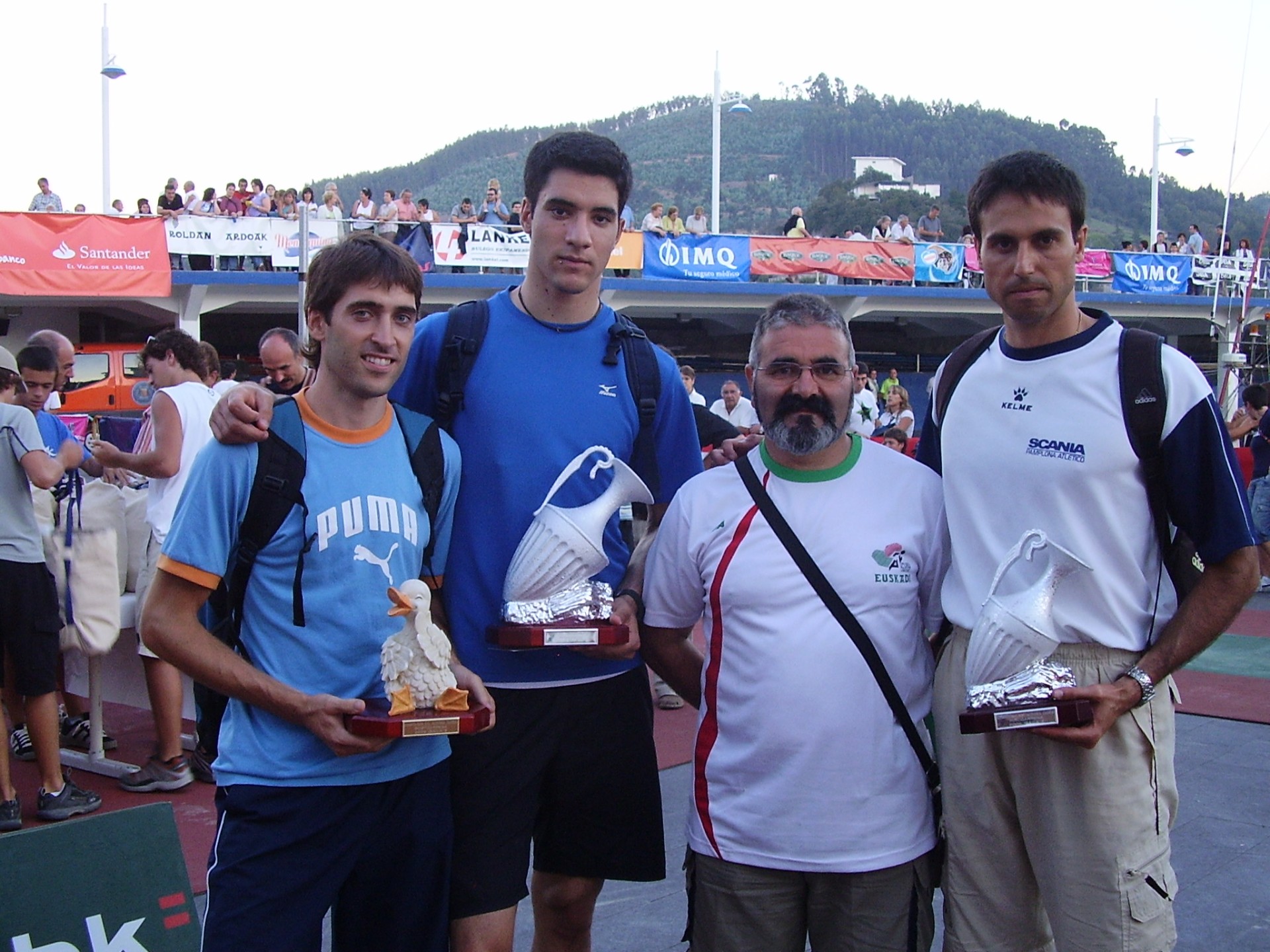 Deportistas de Ermua en Lekeitio