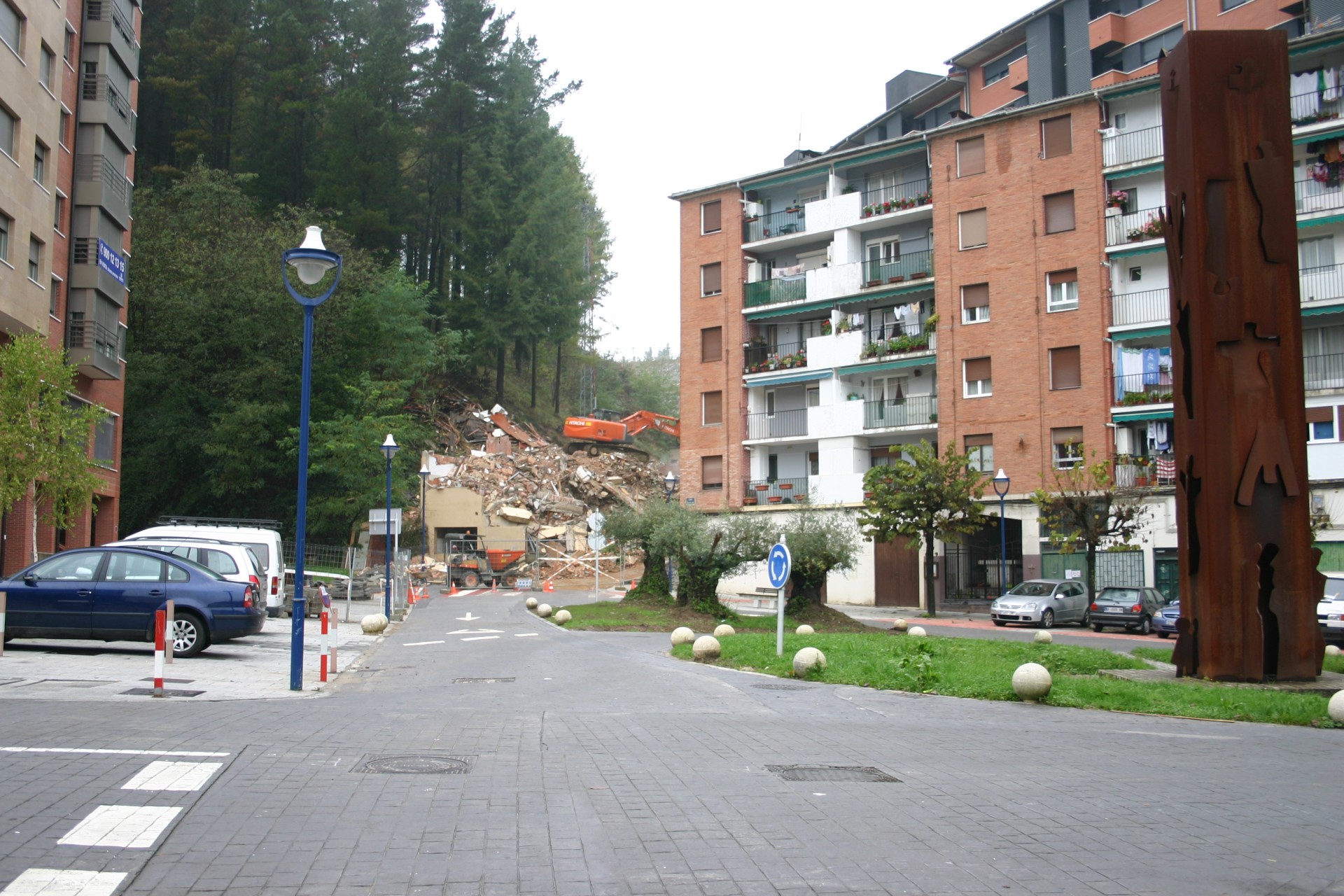 Derribo de Antonatxa en Ermua