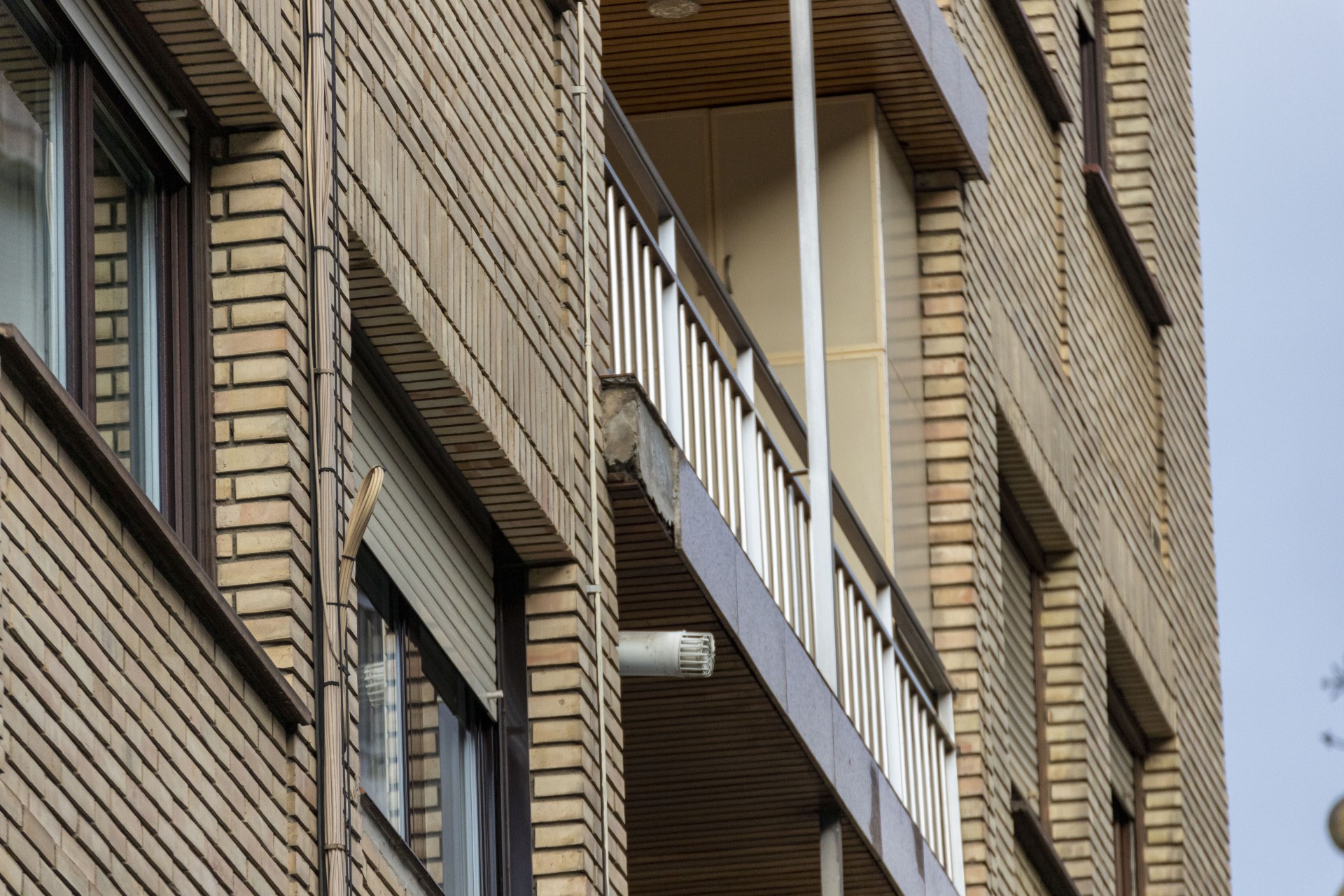 Detalle del balcón del cuarto