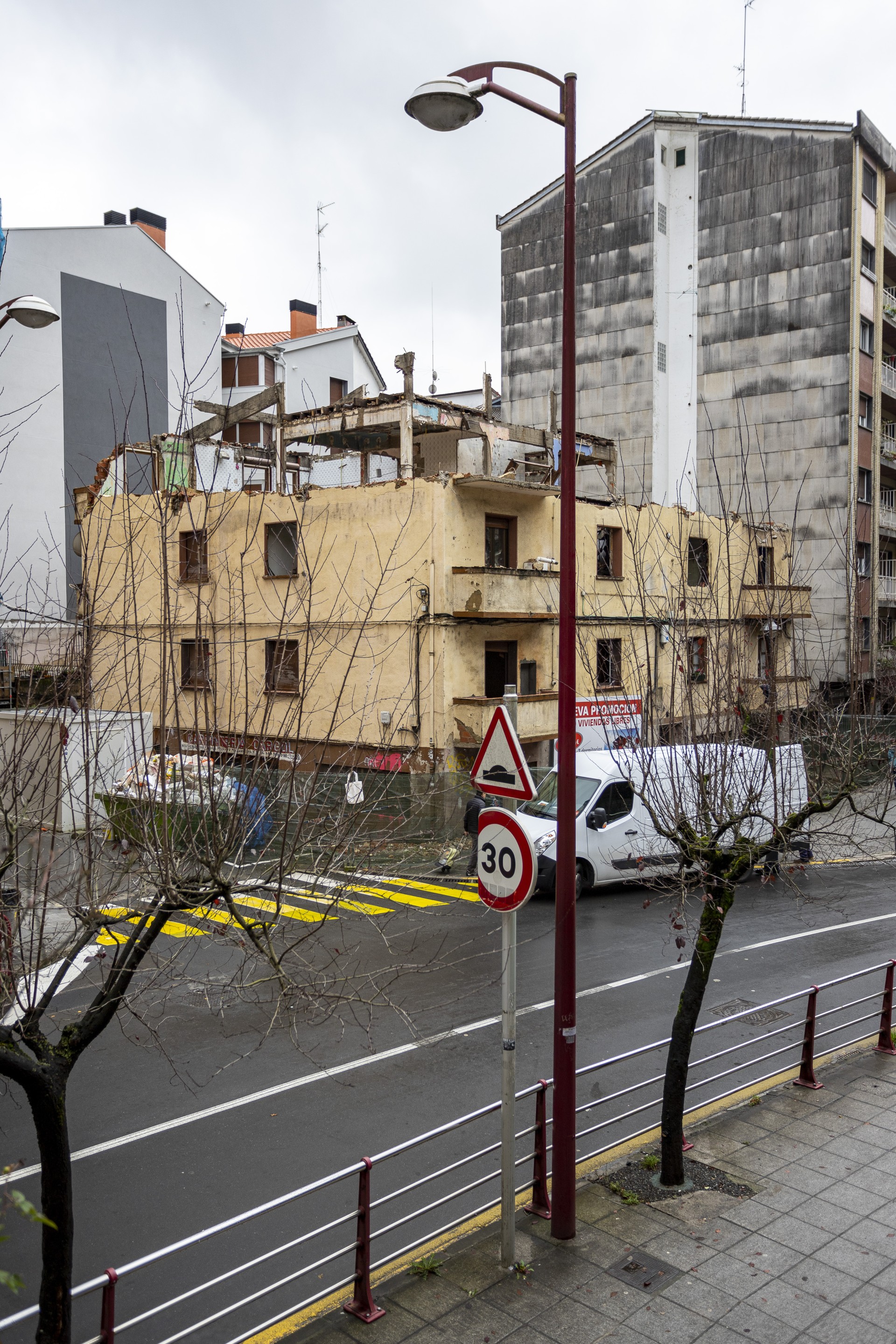 Detalle del ángulo lateral