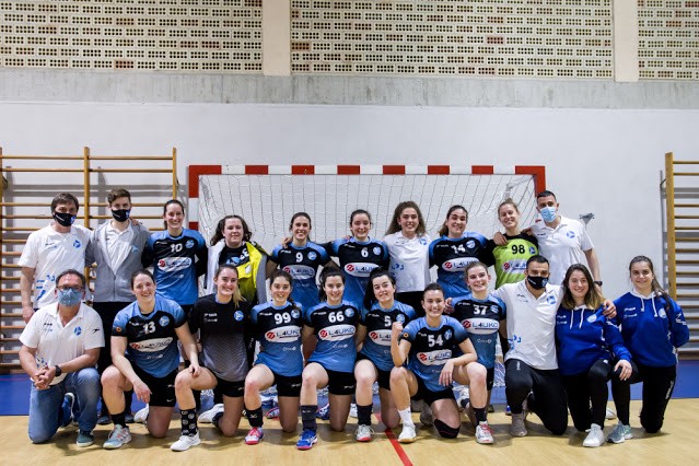 El equipo tras el partido