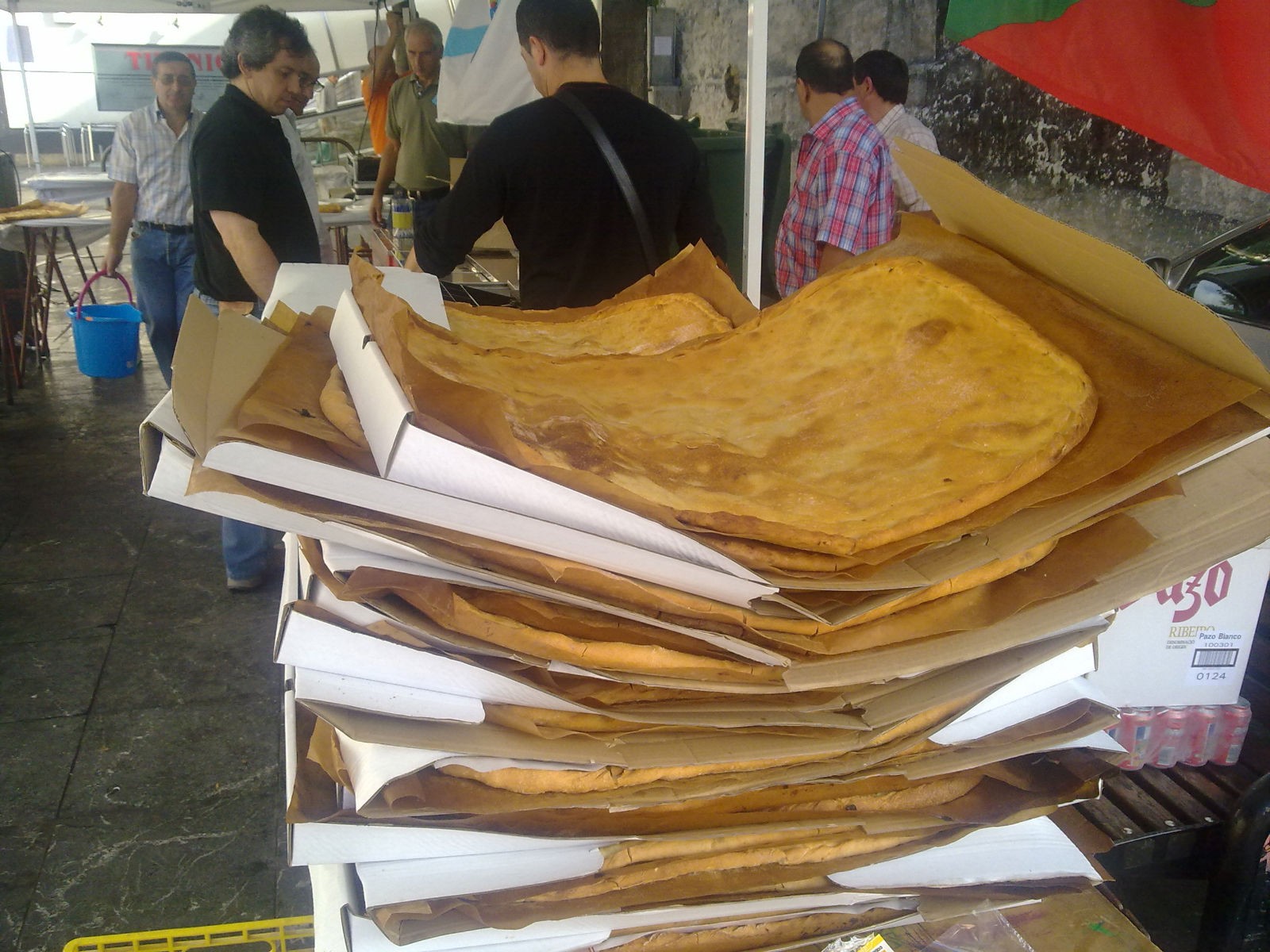 Empanadas apiladas