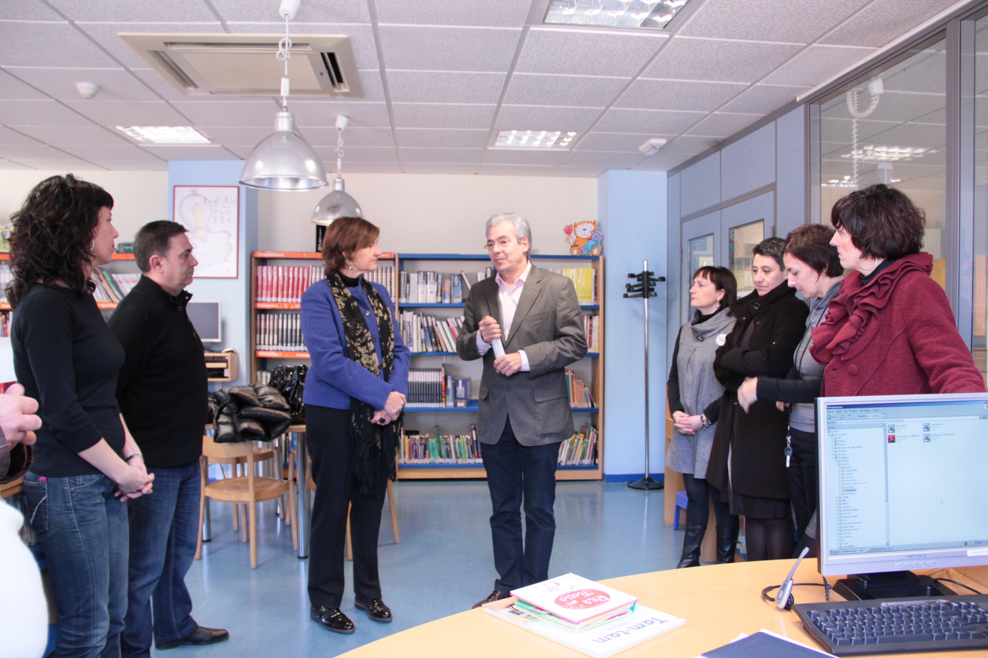 Entrega Certificación AENOR ISO 9001:2008 a la biblioteca municipal de Ermua