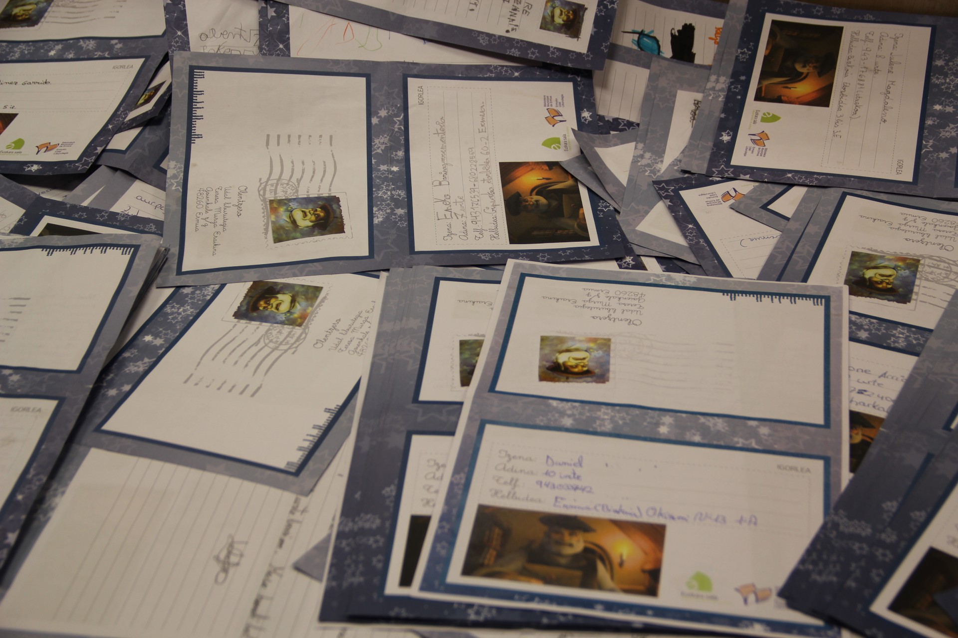 Entrega de regalos del Concurso 'Carta al Olentzero'