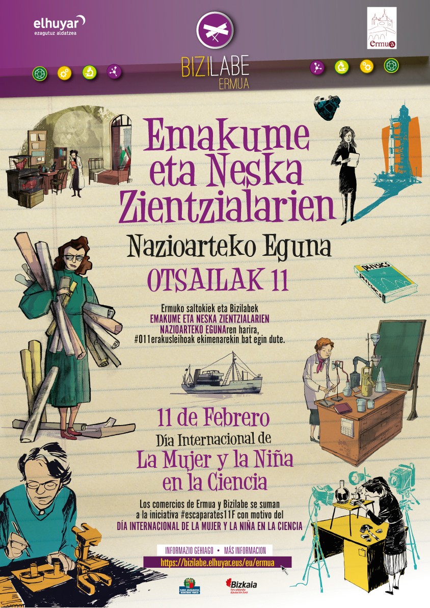 Ermuko jarduerak iragartzeko kartela