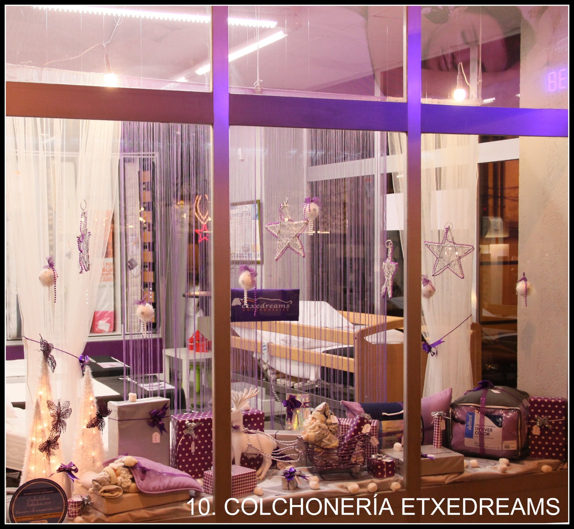Escaparate de Colchonería Etxedreams