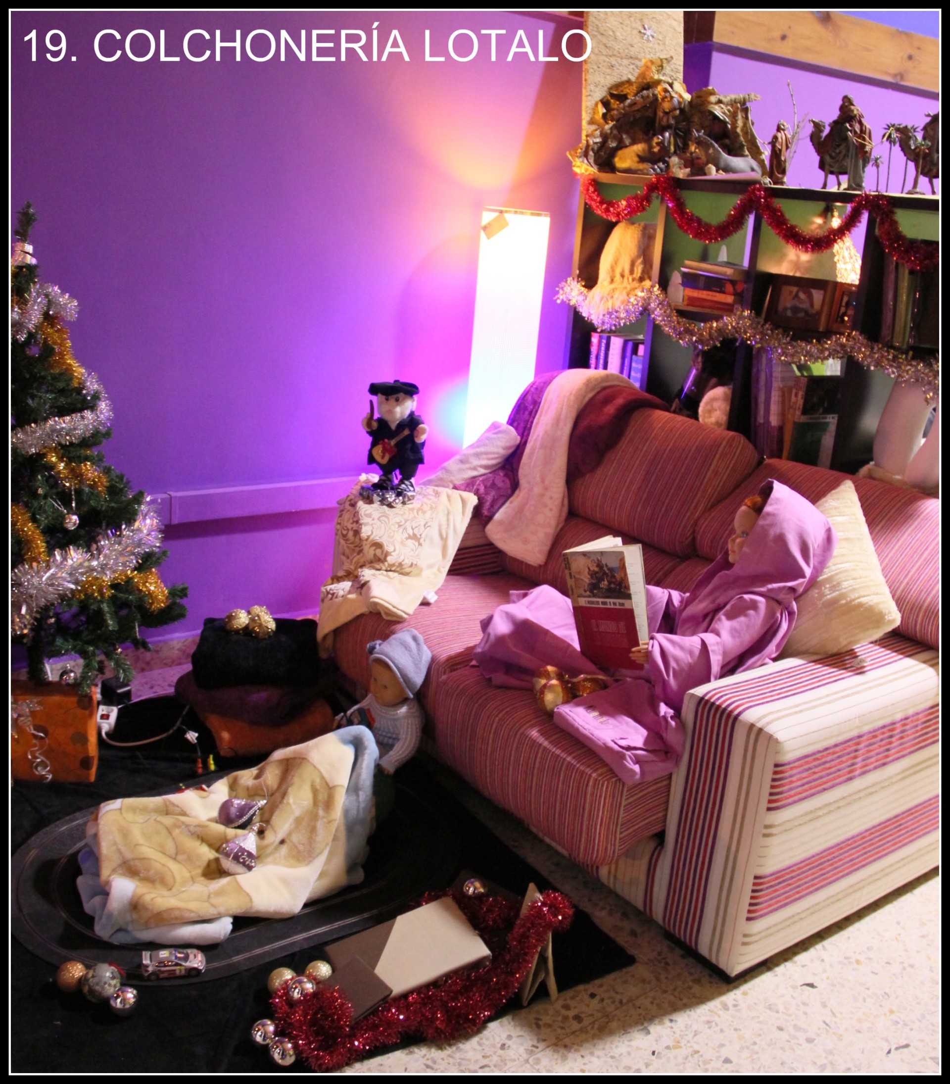 Escaparate de la Colchonería Lotalo