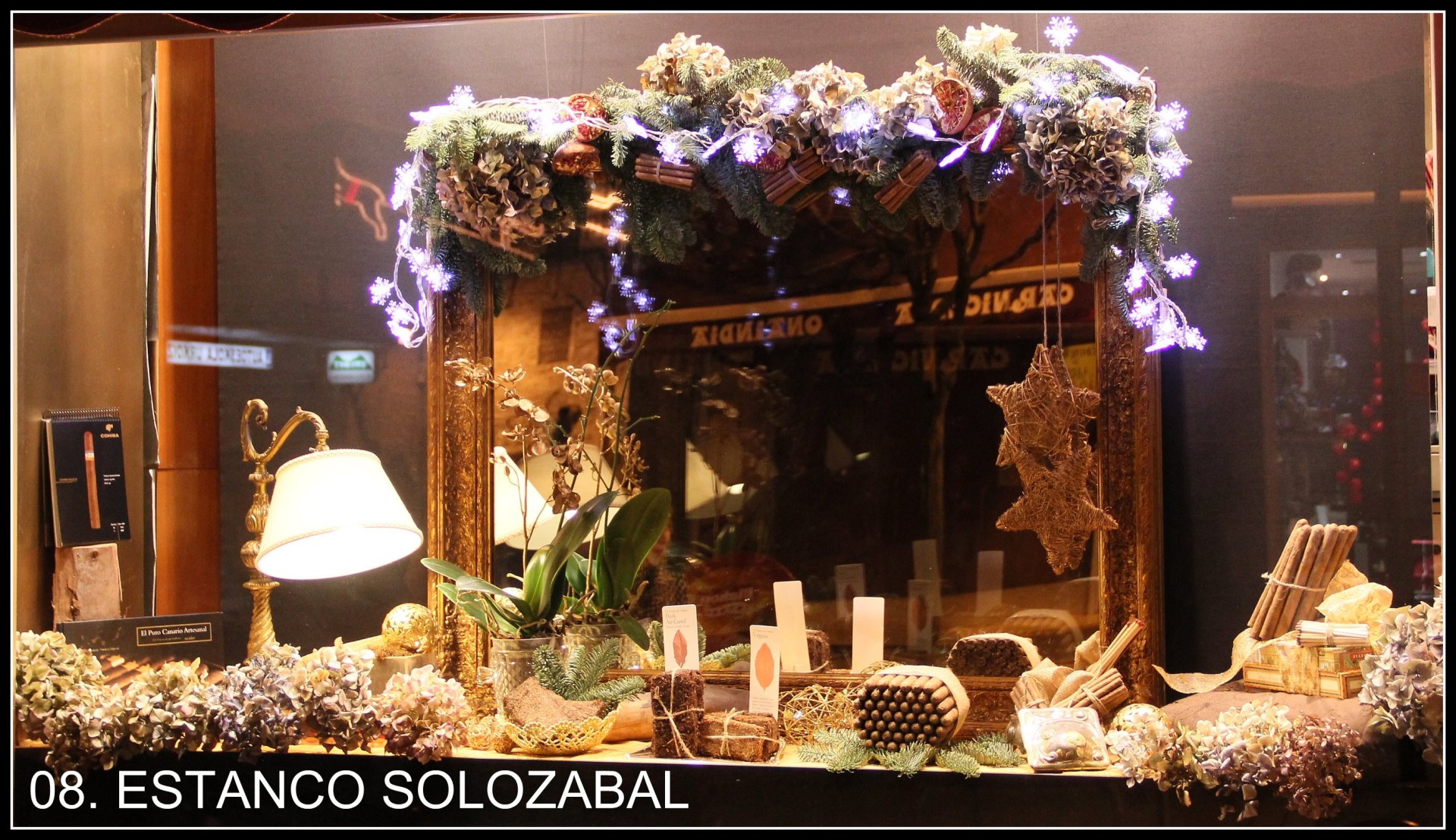 Escaparate del estanco Solozabal