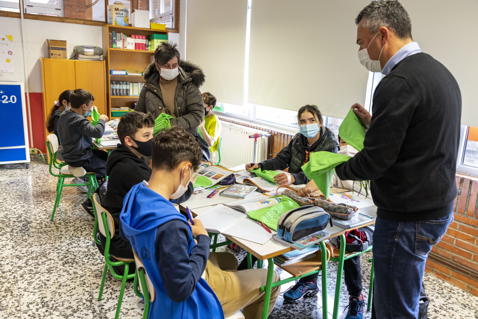 Gisasola y Conde durante el reparto