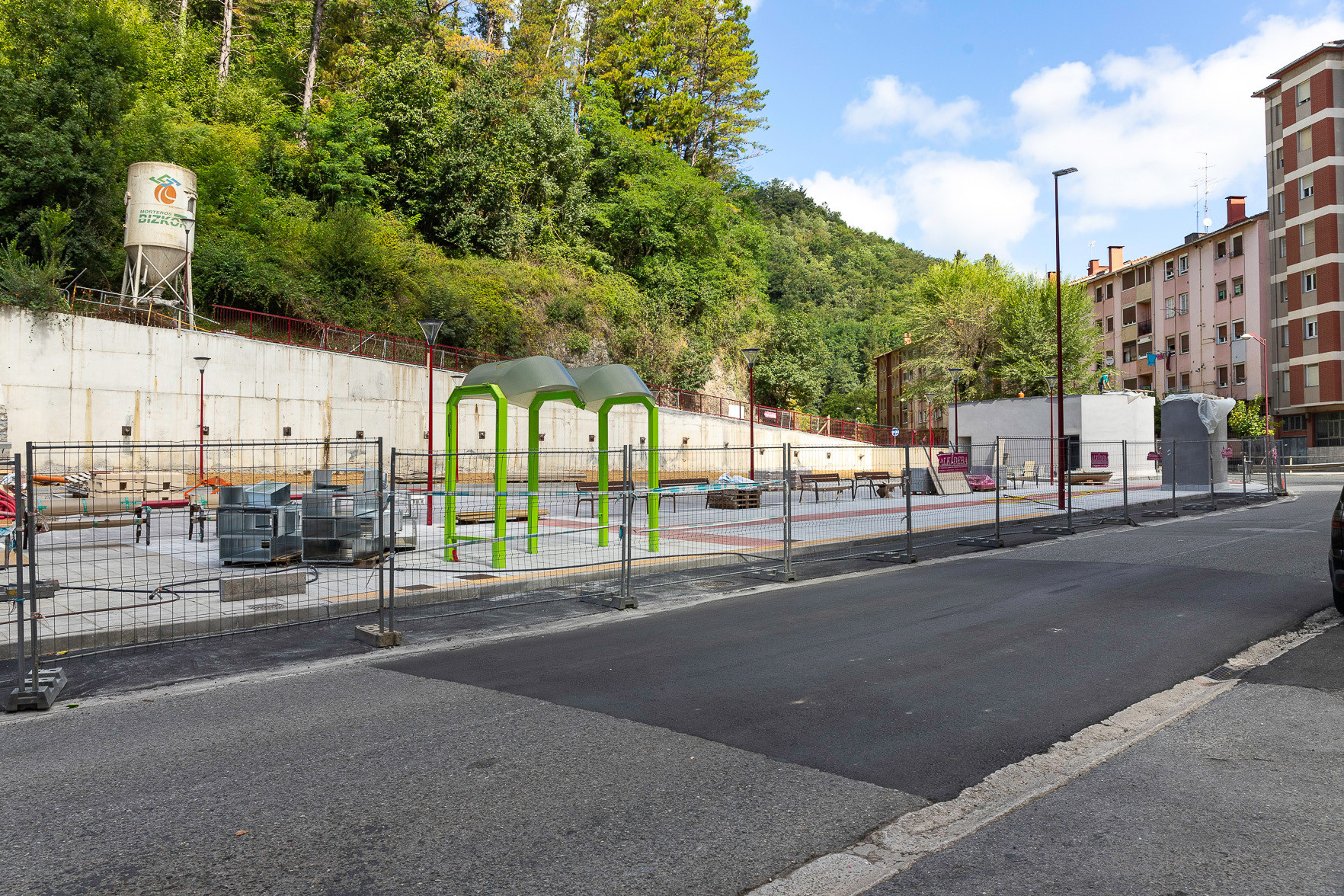 Estado de la zona y de la obra