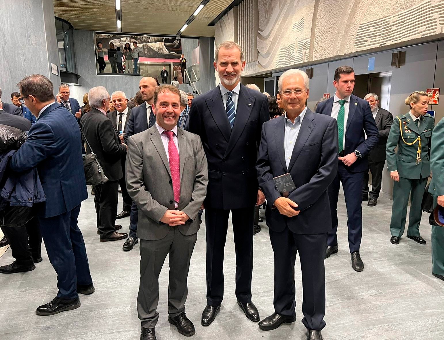J. Carlos Abascal, Felipe VI y Carlos Totorika