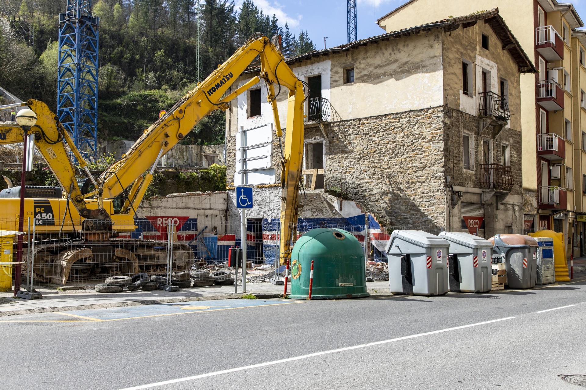La maquinaria está preparada