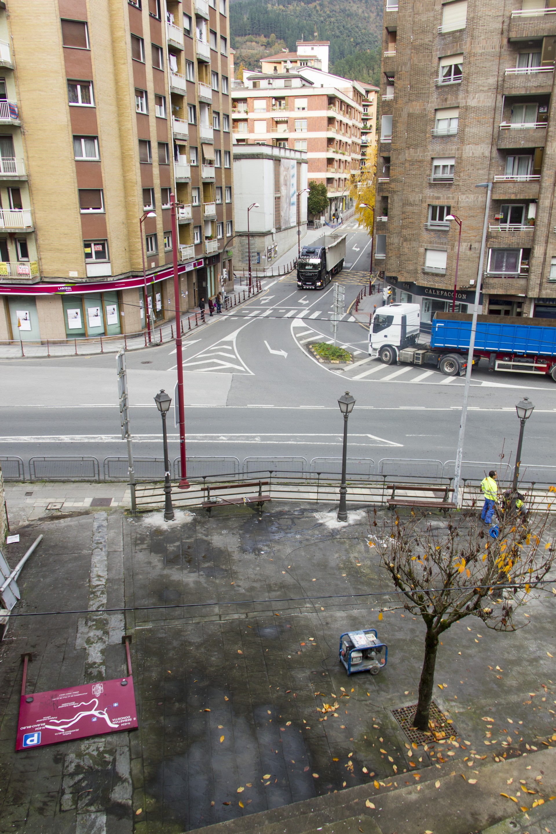 La nueva rotonda quedará en el centro La nueva rotonda quedará en el centro