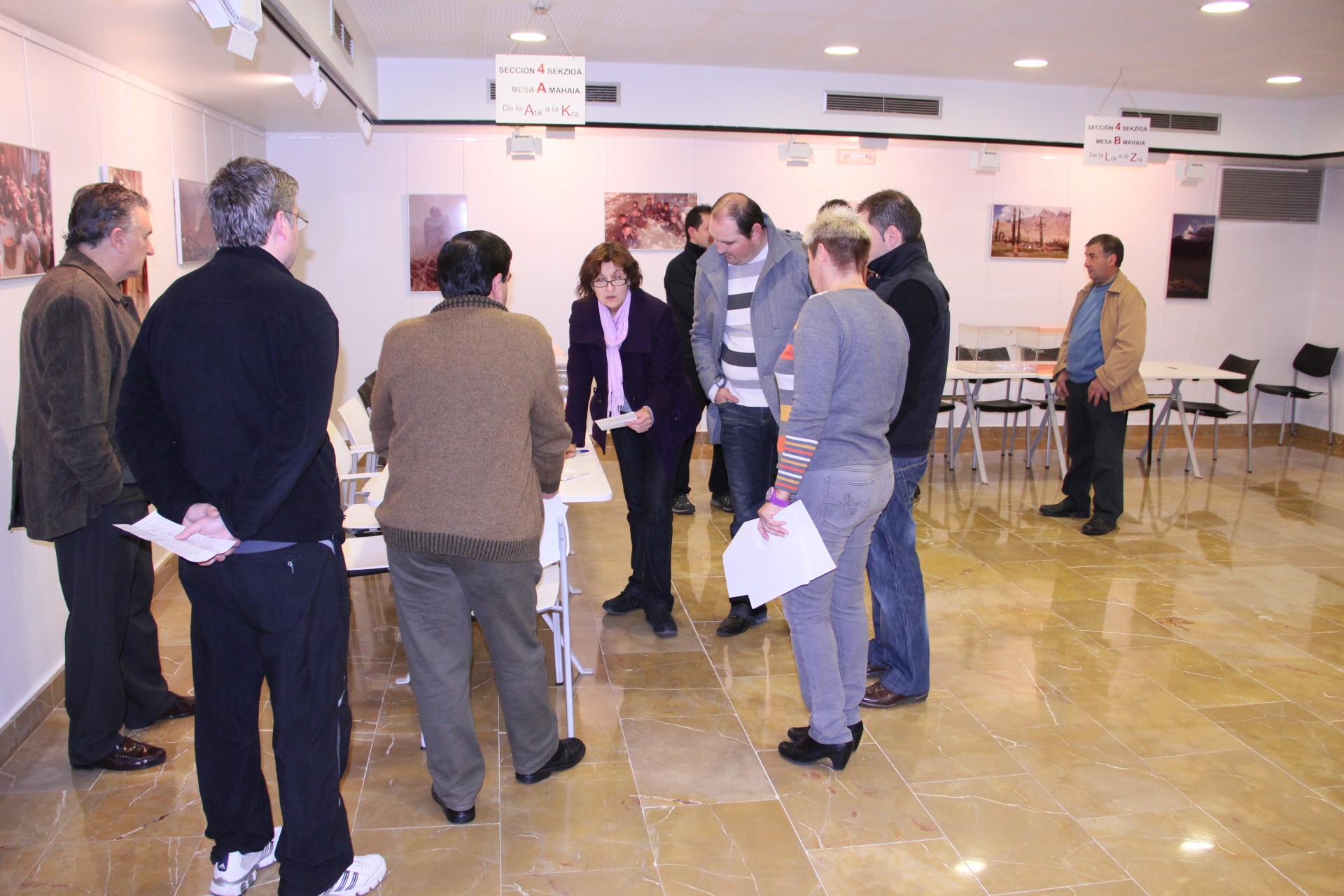Llamamientos en el colegio de Lobiano Kultur Gunea