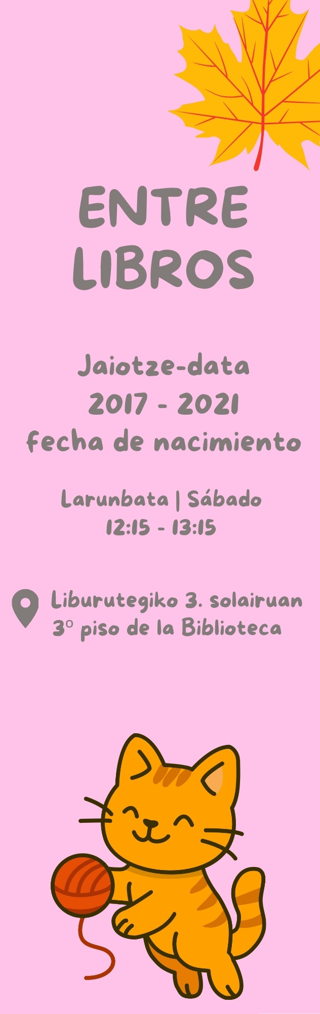 Marcapáginas Entre Libros