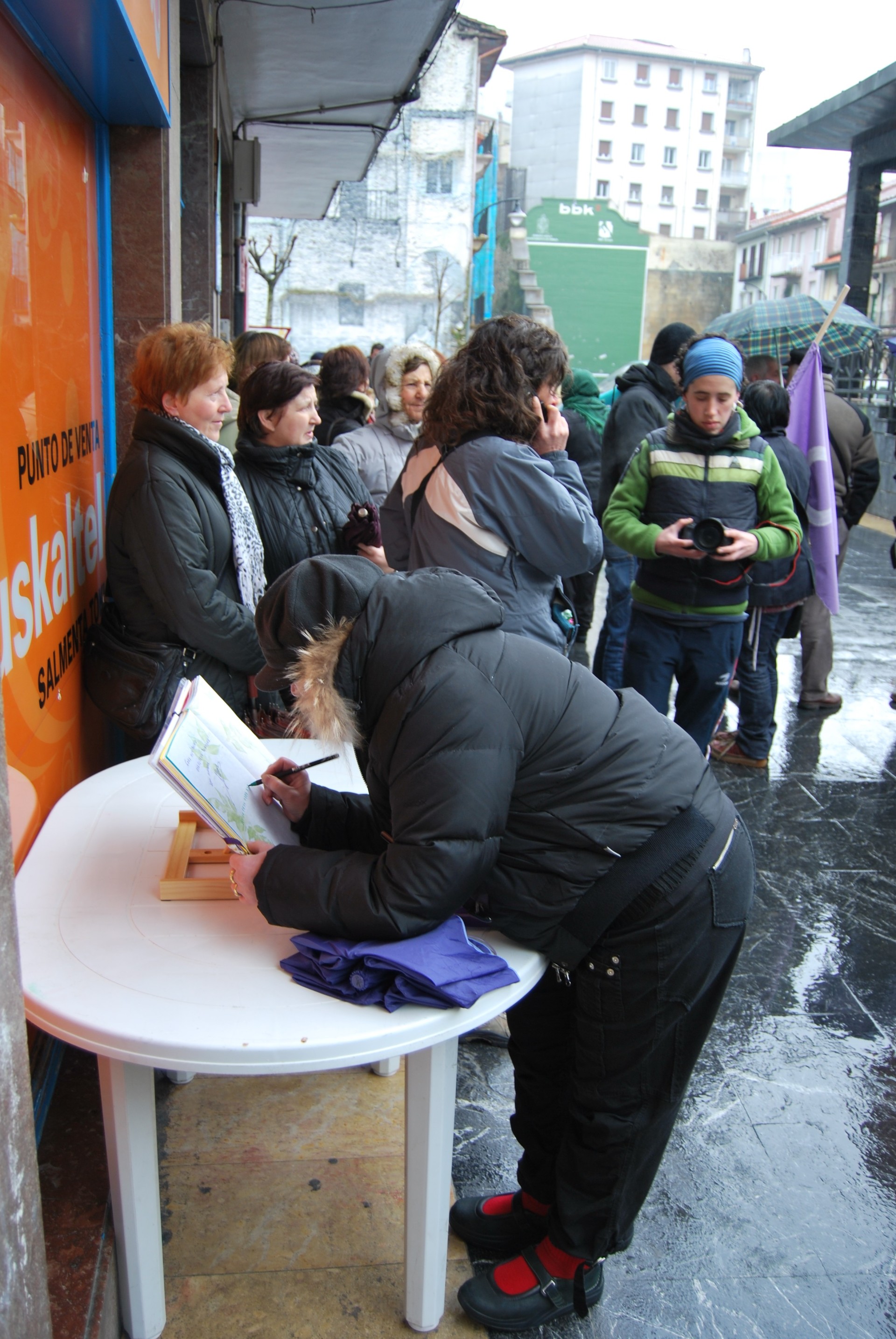 Marcha Mundial de las Mujeres en Ermua (Bizkaia)