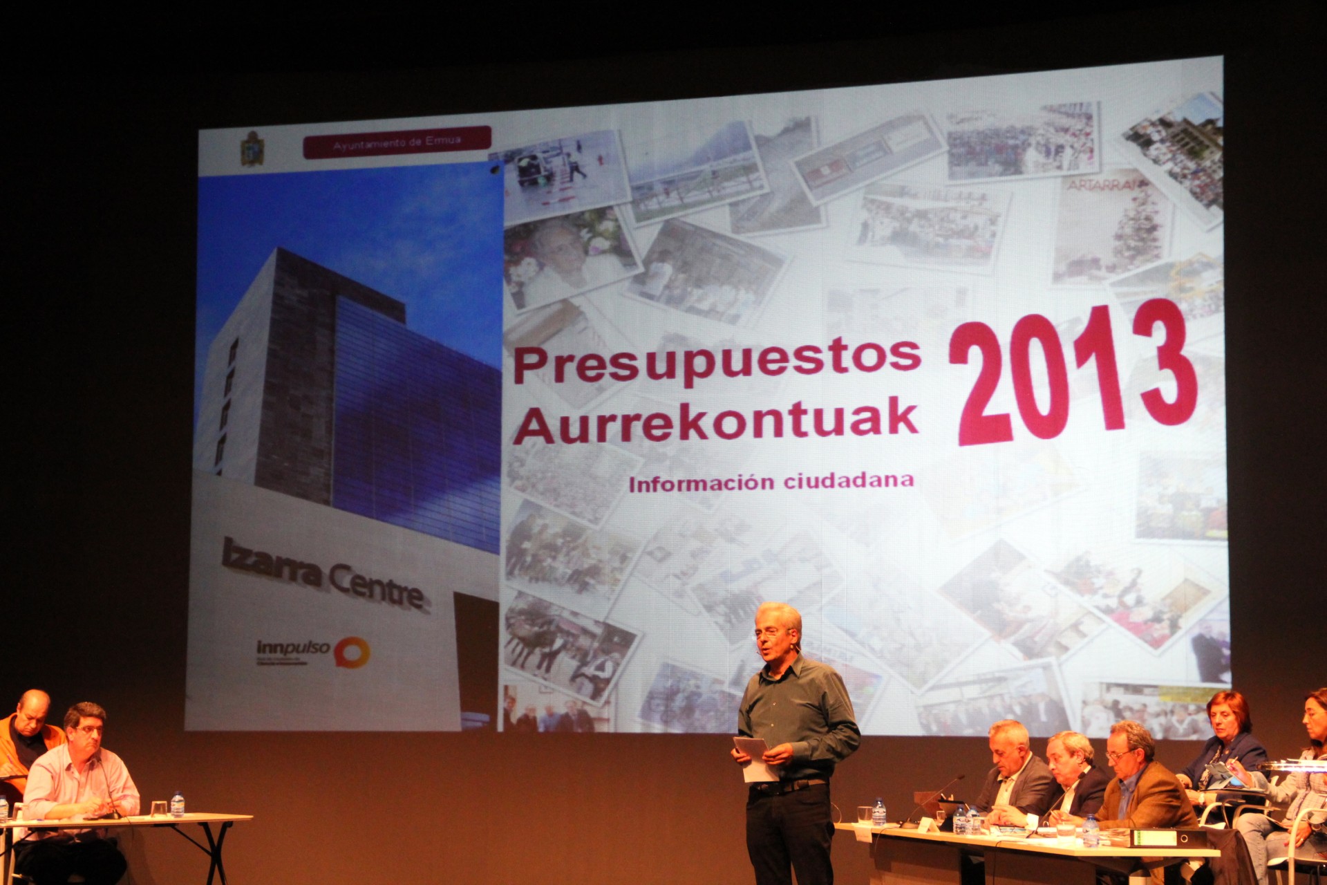 Momento inicial de la presentación