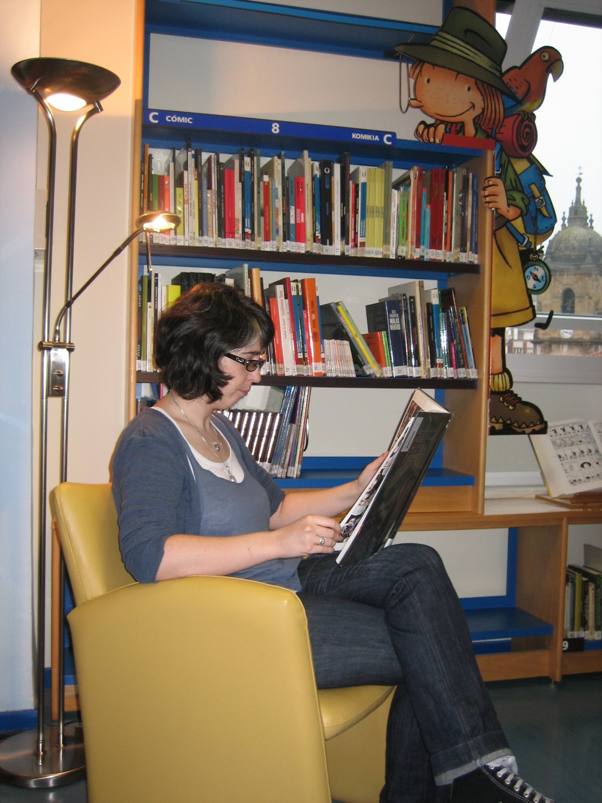 Nuevo espacio comicteca en la Biblioteca municipal de Ermua