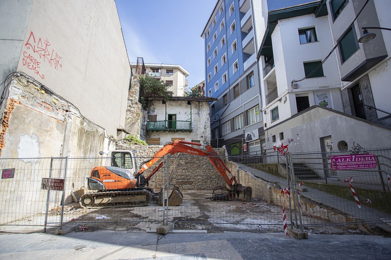 Obras en Erdikokale