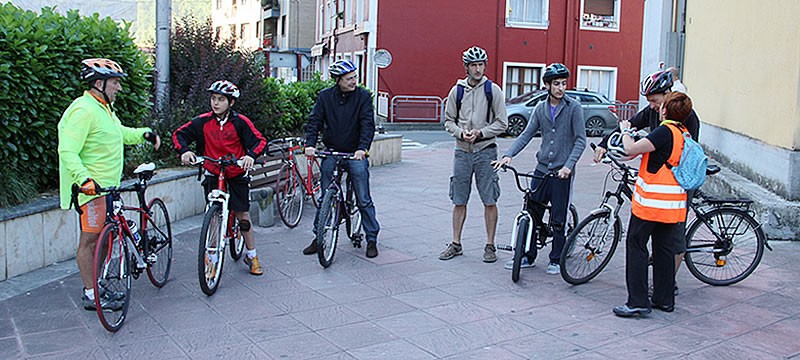 Partida de la marcha en el colegio San Lorenzo
