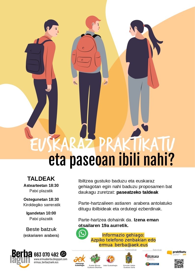 Paseolagun ezagutarazteko kartela