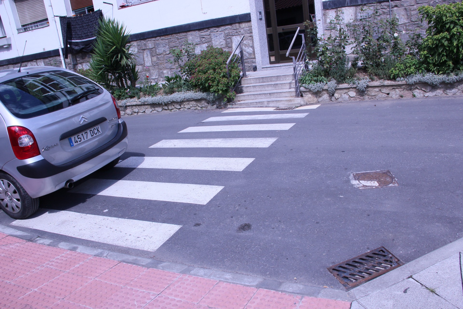 Paso de peatones que se volverá a pintar