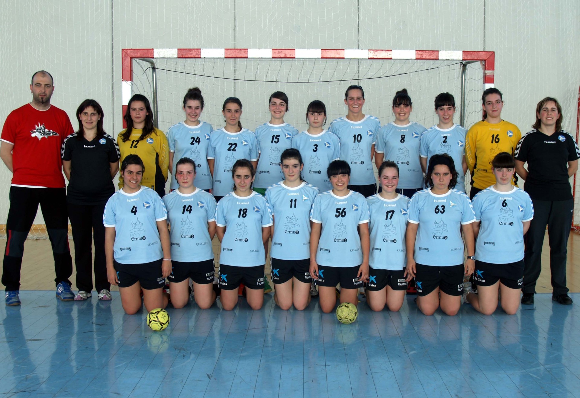 Plantilla Errotabarri Cadete A 2008-2009