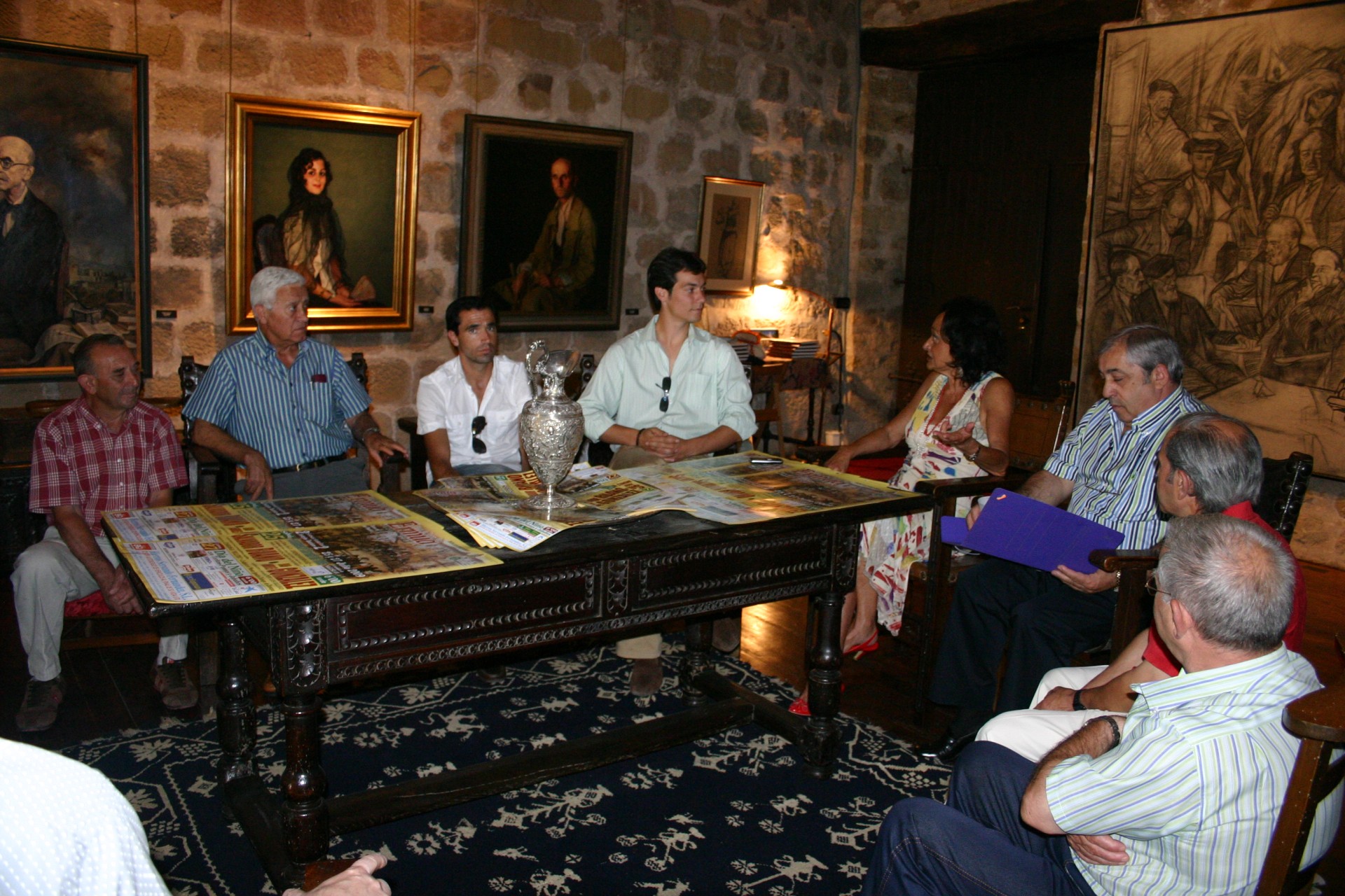 Presentación de festejos taurinos Santiagos 2009. Museo I.Zuloega de Zumaia