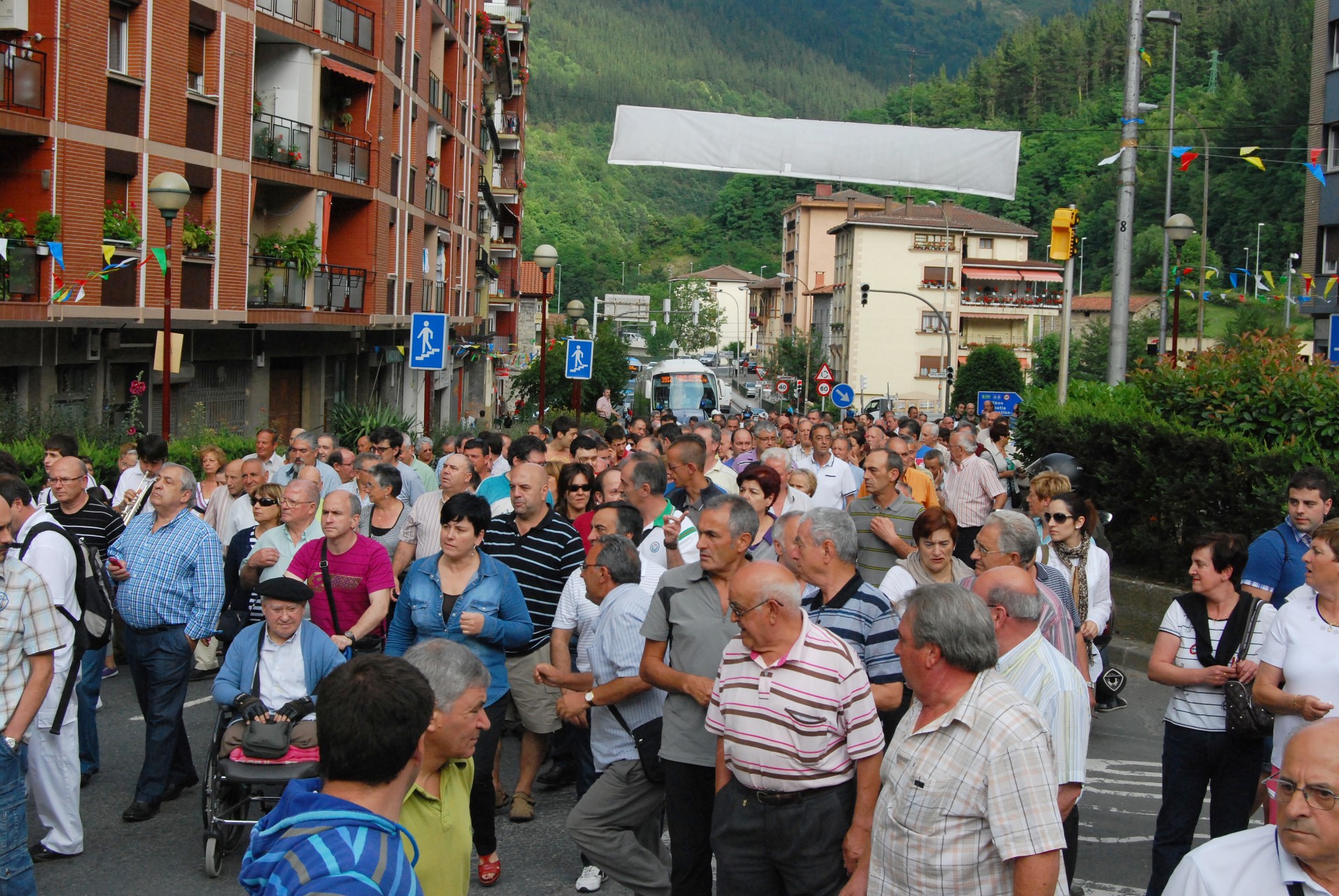 Regreso de la manifestación al punto de partida