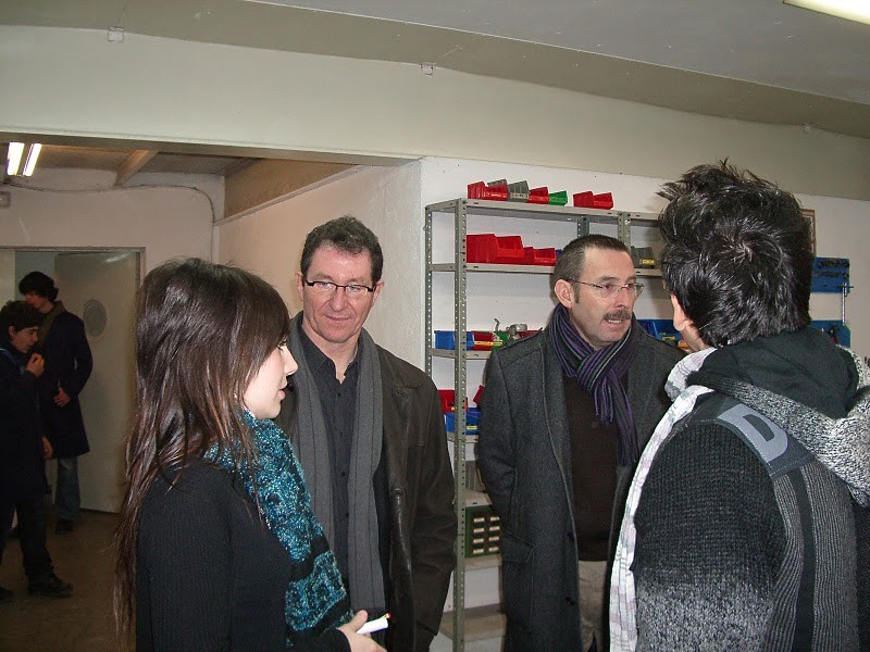 Resposables del programa 'Schola Ingeniosa' de Tarn (Francia) en Ermua