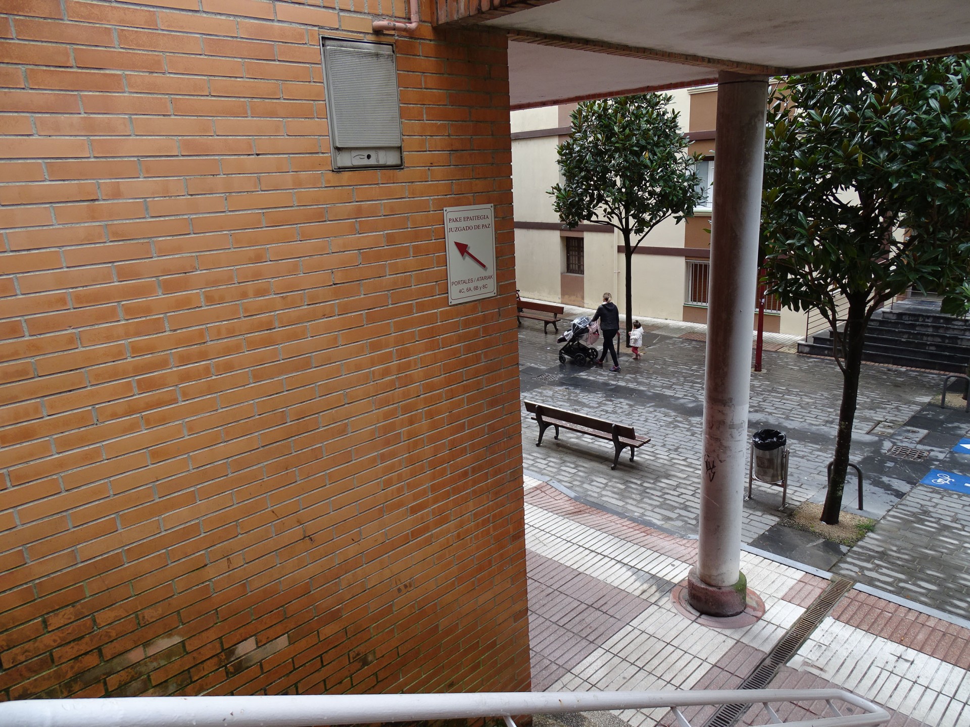 Señalización al Juzgado de Paz